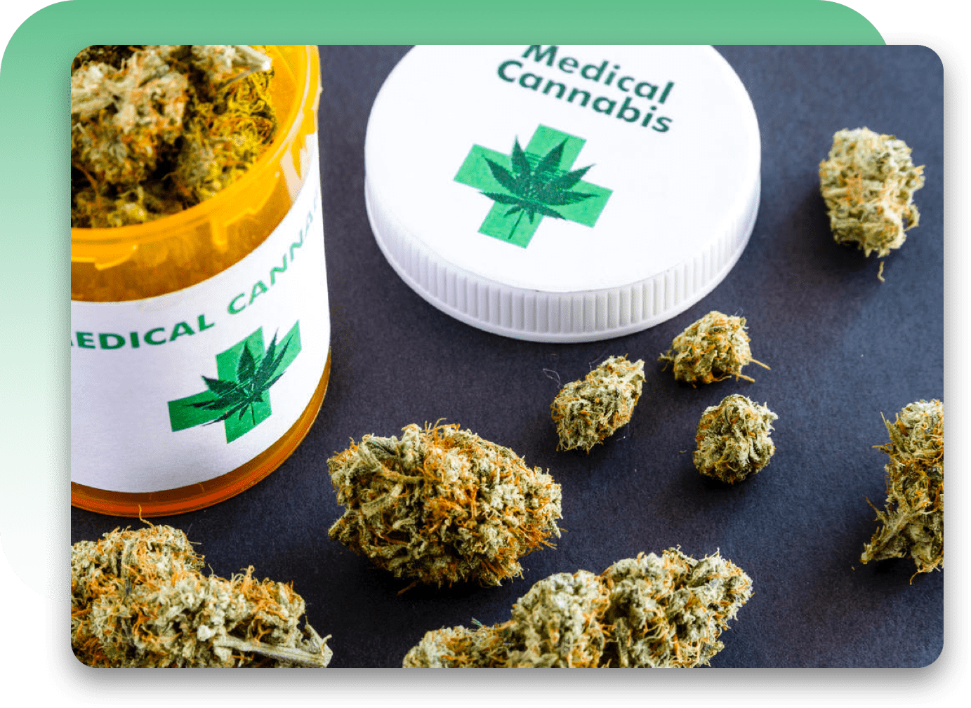 Medical Cannabis on Table | A Green Relief | Orlando Medical Marijuana Doctor